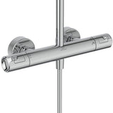 Ideal Standard Duschsystem Ceratherm T50 mit 250 mm Kopfbrause und Thermostat in Chrom