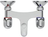 IDEAL STANDARD Alpha Badearmatur Zweigriff Chrom 153 mm Ausladung – Wandmontage