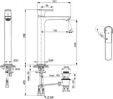 IDEAL STANDARD Connect Air Waschtischarmatur Slim Chrom mit Ablaufgarnitur