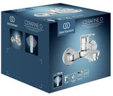 Ideal Standard Cerafine O Badearmatur Aufputz 155 mm Chrom – Einhandhebelmischer mit Wassersparposition
