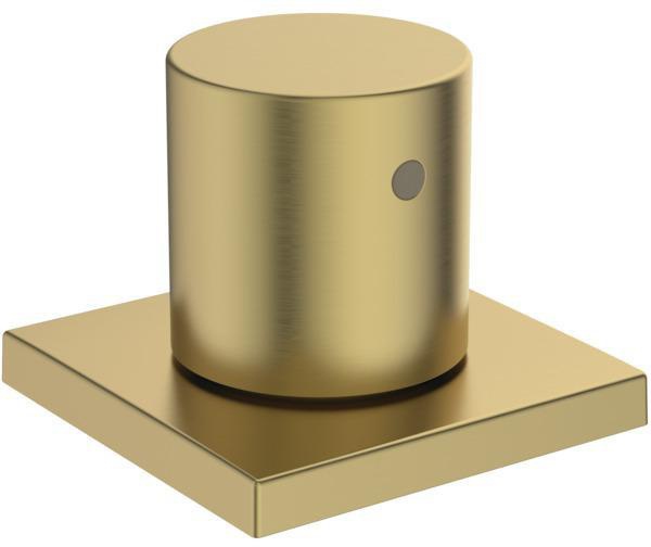 Ideal Standard Joy Neo Umsteller mit eckiger Rosette in Chrom – Drehknopf für Mehrwegeventil