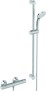 Ideal Standard Ceraplan Armaturen-Bundle: Waschtischarmatur, Brausekombination & Thermostat in Chrom