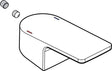 Ideal Standard IS Griff 28er Edge Hebelgriff Chrom Rot/Blau – Ersatzgriff für Armaturen
