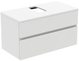 Ideal Standard Finesse Waschtischunterschrank 1002 mm, 2 Auszüge, Greige matt, wandhängend