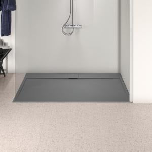 Ideal Standard Ultra Flat S i.life Rechteck-Brausewanne 1700x900x30mm Carraraweiß – Mineralguss, matt, Anti-Rutsch