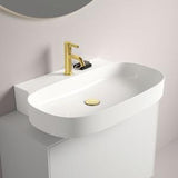 Ideal Standard Aufsatzwaschtisch Linda-X 750x500x135mm geschliffen Weiß 1 Hahnloch ohne Überlauf