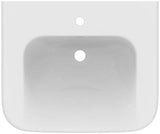 Ideal Standard Contour 21 Waschtisch 650x555mm, 1 Hahnloch, mit Überlauf, unterfahrbar, Weiß
