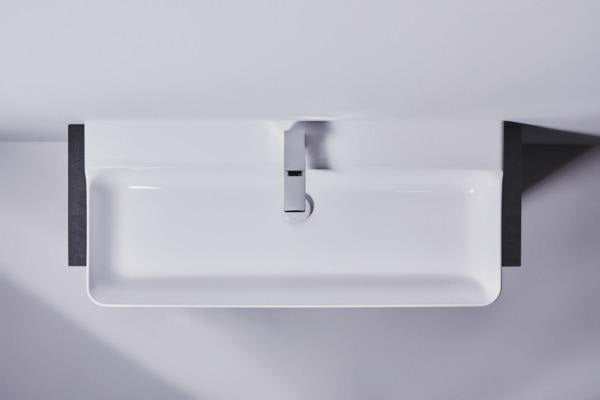 Ideal Standard Conca Aufsatzwaschtisch 1000x450 mm, 1 Hahnloch, ohne Überlauf, Weiß