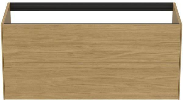 IDEAL STANDARD Conca WT-Unterschrank 1200 mm, 2 Auszüge, Push-Open, Weiß