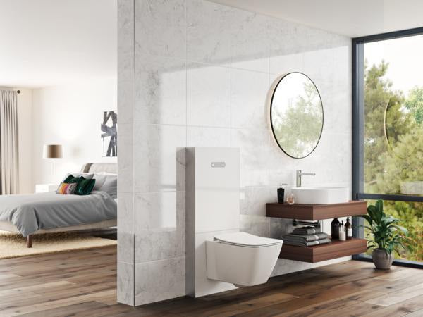 Ideal Standard WC-Element Neox ProSys für Wand-WC, Schwarz – Selbsttragend, 2/7 L Spülung