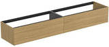 Ideal Standard Conca Waschtischunterschrank 2385 mm, 2 Auszüge, Sunset Matt, wandhängend