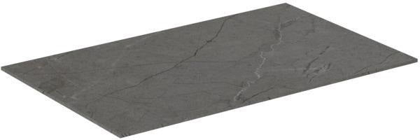 Ideal Standard Waschtischplatte Conca Keramik 602x373x6 mm Marmor Calacatta