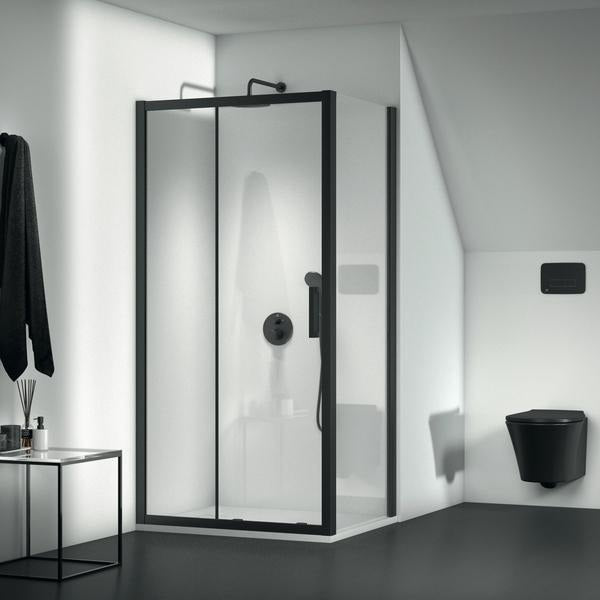 Ideal Standard Rechteck-Brausewanne Ultra Flat S 1000x800x30 mm Carraraweiß Mineralguss