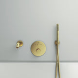 IDEAL STANDARD Idealrain Atelier Wandhalter für Handbrause & Brauseschlauch G1/2 Brushed Gold