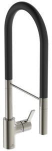 IDEAL STANDARD Gusto Küchenarmatur Semi-Pro 2F-Brause 225mm Silver Storm