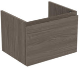 Ideal Standard Finesse Waschtischunterschrank 530 mm, 1 Auszug, Greige matt – Wandhängend mit Softclose