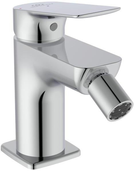 Ideal Standard Ceralife C Bidetarmatur mit Push-Open Ventil, BlueStart, Chrom, 95 mm Ausladung