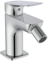 Ideal Standard Ceralife C Bidetarmatur mit Push-Open Ventil, BlueStart, Chrom, 95 mm Ausladung