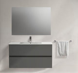 IDEAL STANDARD Waschtischunterschrank Eurovit+ 700 mm mit 2 Softclose-Auszügen in Grau