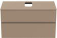 Ideal Standard Finesse Waschtischunterschrank 1002 mm, 2 Auszüge, Greige matt, wandhängend