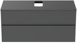 Ideal Standard Finesse Waschtischunterschrank 1202 mm, 2 Auszüge, Greige matt