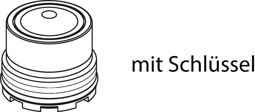 Ideal Standard IS Strahlregler 8l mit Schlüssel – M24 x 1 Strahlregler für Armaturen