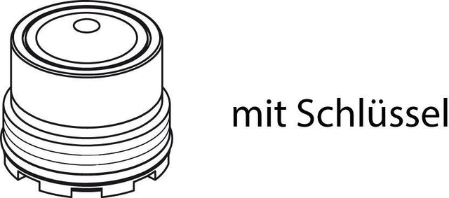 Ideal Standard IS Strahlregler 8l mit Schlüssel – M24 x 1 Strahlregler für Armaturen
