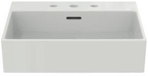 Ideal Standard Extra Aufsatzwaschtisch 500x450x150mm, 3 Hahnlöcher, mit Überlauf, Weiß