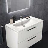 Ideal Standard i.life B Möbelwaschtisch 1010 mm, 1 Hahnloch, mit Überlauf, Weiß