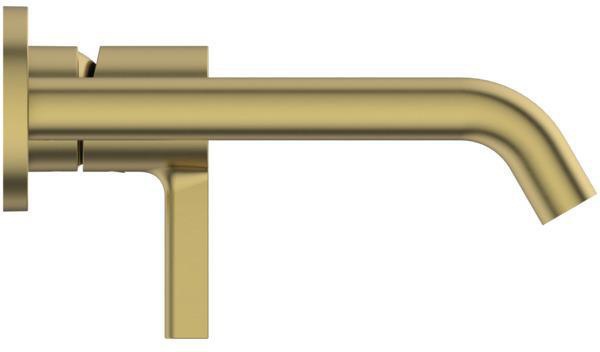 Ideal Standard Joy Wand-Waschtischarmatur in Brushed Gold, 180 mm Auslauf, runde Rosette