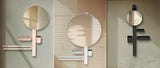 Ideal Standard Alu+ Accessoires-Kombi M700 mit Kosmetikspiegel 328 mm in Rosé – Beauty Bar