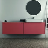 Ideal Standard Conca Waschtischunterschrank 1985 mm, 2 Auszüge, Anthrazit, wandhängend, ohne Platte