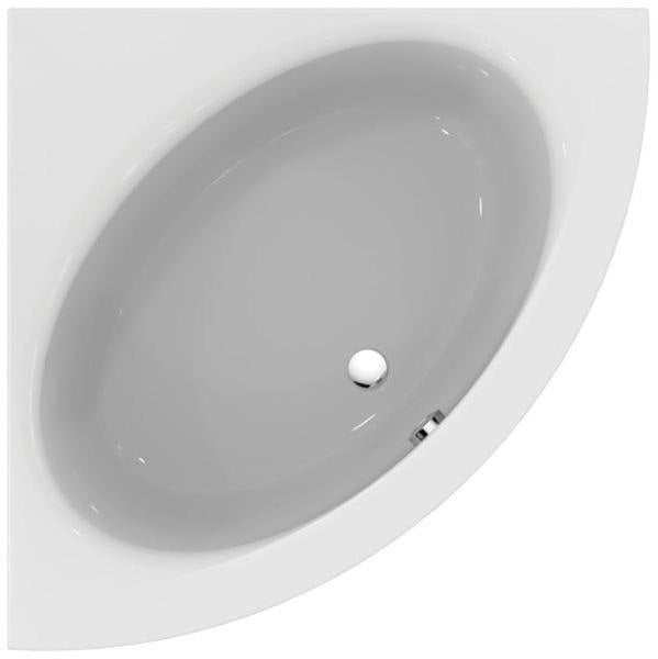 IDEAL STANDARD Eck-Badewanne Connect Air, 1300x1300x465mm, Weiß, Sanitäracryl, 2-Sitzer