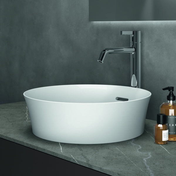 Ideal Standard Waschtischplatte Conca aus Keramik 1202x505x6 mm in Pietra Grau