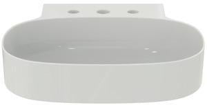Ideal Standard Waschtisch Linda-X, 500x480x135 mm, 3 Hahnlöcher, ohne Überlauf, Weiß