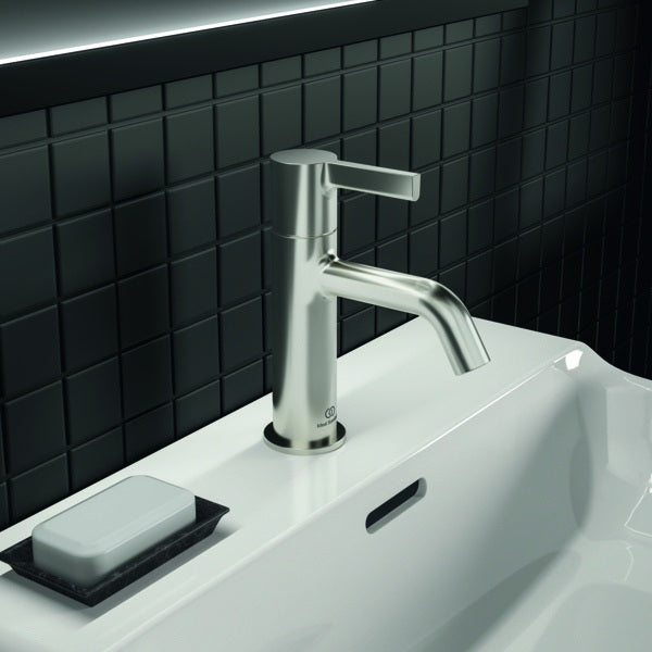 Ideal Standard Waschtischarmatur JOY Brushed Gold, 110 mm Ausladung, ohne Ablaufgarnitur