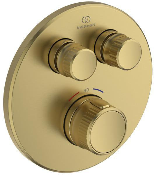 Ideal Standard Ceratherm Navigo 2 Brausethermostat Unterputz, 2 Verbraucher, rund, Chrom
