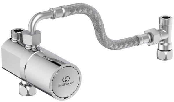 Ideal Standard Ceratherm Eckventilthermostat Ceraplus Safe Chrom mit Verbindungs-Set
