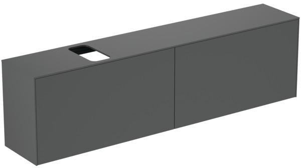 Ideal Standard Conca Waschtischunterschrank 1987 mm, 2 Auszüge, Push-Open, Weiß