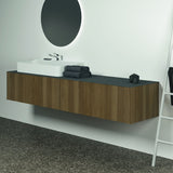 Ideal Standard Conca WT-Unterschrank 1985 mm, 2 Auszüge, Eiche geflammt, wandhängend