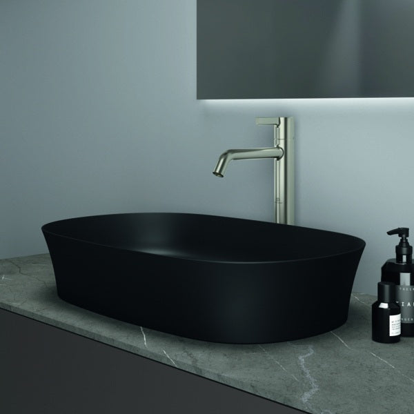 Ideal Standard Ipalyss Aufsatzschale 600x380x120 mm Seidenweiß ohne Hahnloch und Überlauf