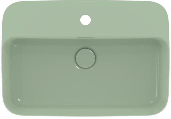 Ideal Standard Ipalyss Aufsatzschale 1 Hahnloch mit Überlauf 550x380x145mm Weiß