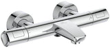 Ideal Standard Badethermostat AP Ceratherm T100, Ausladung 161 mm, Chrom – mit Verbrühschutz