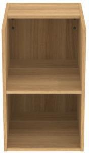 IDEAL STANDARD i.life B Seitenelement für Waschtischplatte, 2 offene Fächer, 400x505x630 mm, Weiß matt