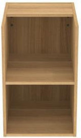 IDEAL STANDARD i.life B Seitenelement für Waschtischplatte, 2 offene Fächer, 400x505x630 mm, Weiß matt