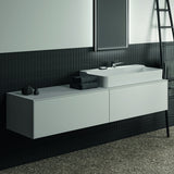 Ideal Standard Conca Aufsatzwaschtisch 1000x450 mm, 1 Hahnloch, ohne Überlauf, Weiß