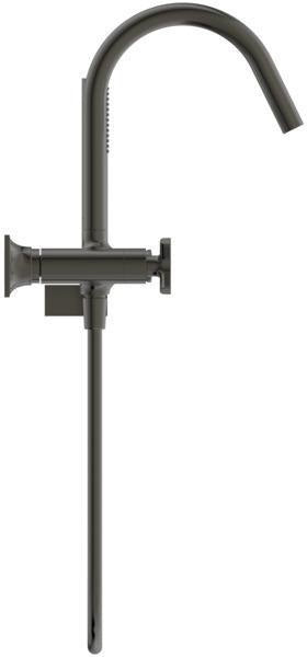 Ideal Standard Joy Neo Badearmatur, Aufputz, 190 mm Auslauf, Kreuzgriffe, Chrom