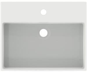 IDEAL STANDARD Aufsatzwaschtisch Extra 500x400mm Weiß mit 1 Hahnloch und Überlauf