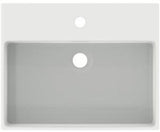 IDEAL STANDARD Aufsatzwaschtisch Extra 500x400mm Weiß mit 1 Hahnloch und Überlauf
