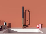 IDEAL STANDARD Gusto Semi-Professional Küchenarmatur 225 mm Ausladung Sunset Rose